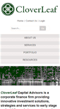 Mobile Screenshot of cloverleafcapital.com